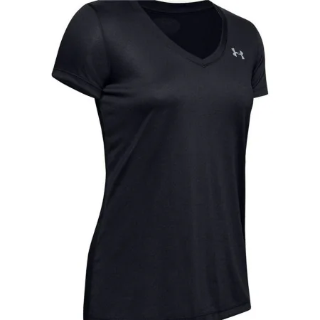 Maglia a Maniche Corte Donna Under Armour Tech SSV Solid Nero di Under Armour, Donna - Rif: S6464840, Prezzo: 23,24 €, Sconto: %