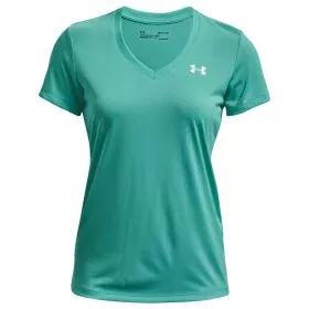 Maglia a Maniche Corte Donna Under Armour Tech SSV Solid Acquamarina di Under Armour, Donna - Rif: S6464842, Prezzo: 23,24 €,...