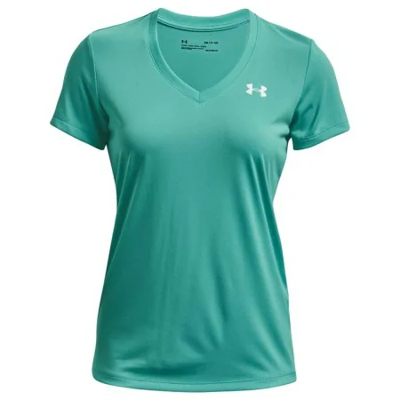 Camiseta de Manga Corta Mujer Under Armour Tech SSV Solid Aguamarina de Under Armour, Mujer - Ref: S6464842, Precio: 23,24 €,...