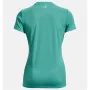 Camiseta de Manga Corta Mujer Under Armour Tech SSV Solid Aguamarina de Under Armour, Mujer - Ref: S6464842, Precio: 23,24 €,...