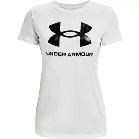 Camisola de Manga Curta Mulher Under Armour Sportstyle Branco de Under Armour, Mulher - Ref: S6464857, Preço: 21,60 €, Descon...