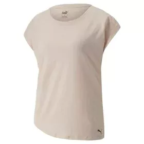 Camisola de Manga Curta Mulher Puma Studio Foundation Bege Rosa Claro de Puma, Mulher - Ref: S6464948, Preço: 25,03 €, Descon...