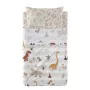 Bedding set HappyFriday Moshi Moshi Dino family Multicolour Baby Crib 2 Pieces by HappyFriday, Sheets and pillowcases - Ref: ...