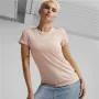 Camisola de Manga Curta Mulher Puma Rosa Claro de Puma, Mulher - Ref: S6465004, Preço: 18,20 €, Desconto: %