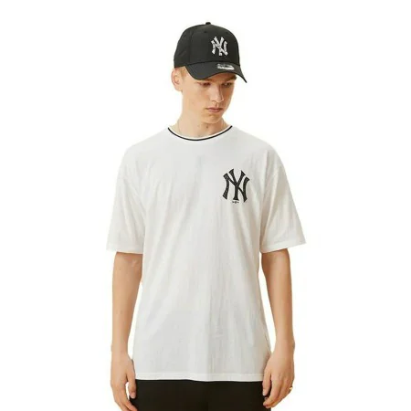 Camisola de Manga Curta Homem New Era Branco de New Era, Homem - Ref: S6465006, Preço: 27,68 €, Desconto: %