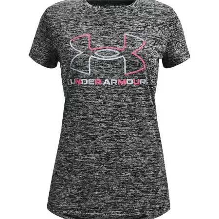 T shirt à manches courtes Enfant Under Armour Gris foncé de Under Armour, Fille - Réf : S6465007, Prix : 18,43 €, Remise : %