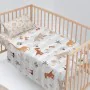 Bedding set HappyFriday Moshi Moshi Dino family Multicolour Baby Crib 2 Pieces by HappyFriday, Sheets and pillowcases - Ref: ...