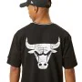 Camiseta de Manga Corta Hombre New Era Chicago Bulls Negro de New Era, Hombre - Ref: S6465008, Precio: 27,68 €, Descuento: %