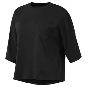 Camisola de Manga Comprida Mulher Reebok Preto de Reebok, Mulher - Ref: S6465013, Preço: 29,19 €, Desconto: %