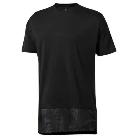 T-shirt à manches courtes homme Reebok Noir de Reebok, Homme - Réf : S6465018, Prix : 29,19 €, Remise : %