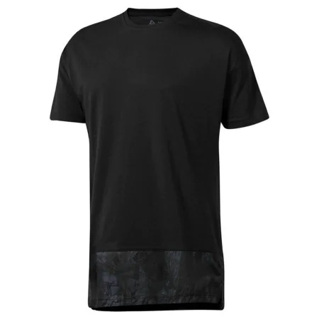 Maglia a Maniche Corte Uomo Reebok Nero di Reebok, Uomo - Rif: S6465018, Prezzo: 29,19 €, Sconto: %