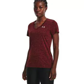 Camisola de Manga Curta Mulher Under Armour Vermelho Escuro de Under Armour, Mulher - Ref: S6465040, Preço: 24,60 €, Desconto: %