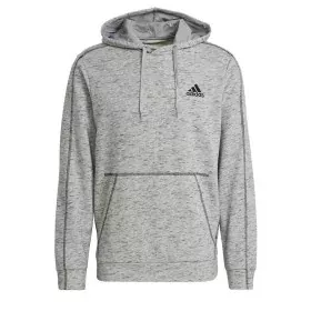 Men’s Hoodie Adidas Essentials Mélange Embroidered Light grey by Adidas, Men - Ref: S6465063, Price: 45,36 €, Discount: %