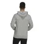 Felpa con Cappuccio Uomo Adidas Essentials Mélange Embroidered Grigio chiaro di Adidas, Uomo - Rif: S6465063, Prezzo: 45,36 €...