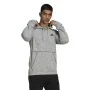 Men’s Hoodie Adidas Essentials Mélange Embroidered Light grey by Adidas, Men - Ref: S6465063, Price: 45,36 €, Discount: %