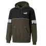 Sweat à capuche homme Puma Power Colorblock Vert Noir de Puma, Homme - Réf : S6465071, Prix : 37,76 €, Remise : %