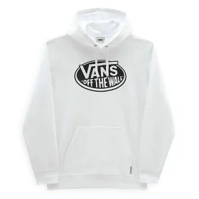 Polar com Capuz Homem Vans Classic Off The Wall Branco de Vans, Homem - Ref: S6465076, Preço: 58,03 €, Desconto: %