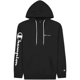 Sweat à capuche homme Champion Half Zip Noir de Champion, Homme - Réf : S6465095, Prix : 60,68 €, Remise : %