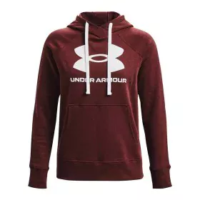 Felpa con Cappuccio Donna Under Armour Rival Fleece Rosso Granato di Under Armour, Donna - Rif: S6465116, Prezzo: 52,08 €, Sc...