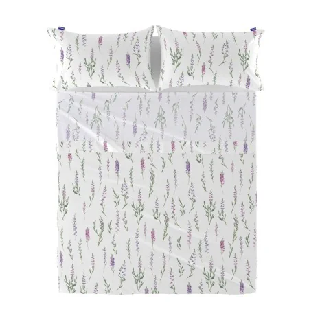 Jeu de draps HappyFriday Lavender Multicouleur Lit 2 persones de HappyFriday, Draps et taies d'oreiller - Réf : D1613878, Pri...