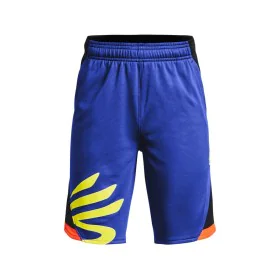 Calções de Desporto Infantis Under Armour Curry Splash Basquetebol Azul de Under Armour, Menino - Ref: S6465283, Preço: 35,83...