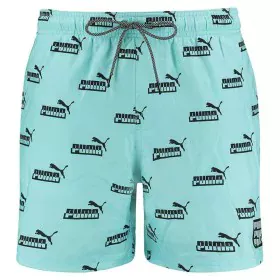 Calção de Banho Homem Puma Logo AOP Azul Claro de Puma, Roupa de banho - Ref: S6465864, Preço: 33,38 €, Desconto: %