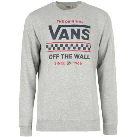 Men’s Sweatshirt without Hood Vans Stackton Crew Grey by Vans, Men - Ref: S6465939, Price: 60,37 €, Discount: %