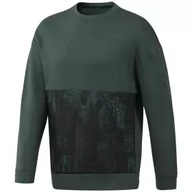 Sudadera sin Capucha Hombre Reebok Verde de Reebok, Hombre - Ref: S6466011, Precio: 45,33 €, Descuento: %