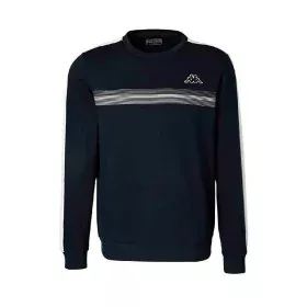 Sweat sans capuche homme Kappa Blue marine de Kappa, Homme - Réf : S6466023, Prix : 31,91 €, Remise : %