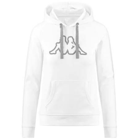 Women’s Hoodie Kappa White by Kappa, Women - Ref: S6466028, Price: 38,05 €, Discount: %