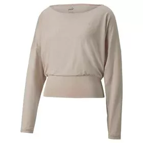 Sweat sans capuche femme Puma Studio Yogini Lite Saumon de Puma, Femme - Réf : S6466044, Prix : 42,07 €, Remise : %