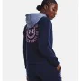 Felpa con Cappuccio Donna Under Armour Rival Fleece Blu Marino di Under Armour, Donna - Rif: S6466048, Prezzo: 49,21 €, Scont...