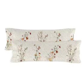 Taie d'oreiller HappyFriday Wild flowers Multicouleur 45 x 110 cm (2 Unités) de HappyFriday, Draps et taies d'oreiller - Réf ...