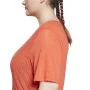 T-shirt à manches courtes femme Reebok Burnout Orange de Reebok, Femme - Réf : S6468219, Prix : 29,22 €, Remise : %