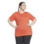 T-shirt à manches courtes femme Reebok Burnout Orange de Reebok, Femme - Réf : S6468219, Prix : 29,22 €, Remise : %