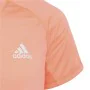 Child's Short Sleeve T-Shirt Adidas Aeroready Three Stripes Salmon by Adidas, Girls - Ref: S6468221, Price: 24,60 €, Discount: %