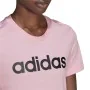 Camiseta de Manga Corta Mujer Adidas Loungewear Essentials Slim Logo Rosa de Adidas, Mujer - Ref: S6468222, Precio: 19,21 €, ...