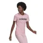 Camiseta de Manga Corta Mujer Adidas Loungewear Essentials Slim Logo Rosa de Adidas, Mujer - Ref: S6468222, Precio: 19,21 €, ...