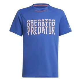 Kurzarm-T-Shirt für Kinder Adidas Predator Blau von Adidas, Junge - Ref: S6468238, Preis: 19,21 €, Rabatt: %