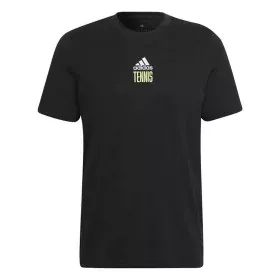 Camiseta de Manga Corta Hombre Adidas Aeroready Paris Graphic Tenis Negro de Adidas, Hombre - Ref: S6468239, Precio: 23,38 €,...