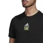 Men’s Short Sleeve T-Shirt Adidas Aeroready Paris Graphic Tennis Black by Adidas, Men - Ref: S6468239, Price: 23,38 €, Discou...