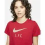 Camiseta de Manga Corta Mujer Nike Liverpool FC Rojo de Nike, Mujer - Ref: S6468259, Precio: 25,36 €, Descuento: %