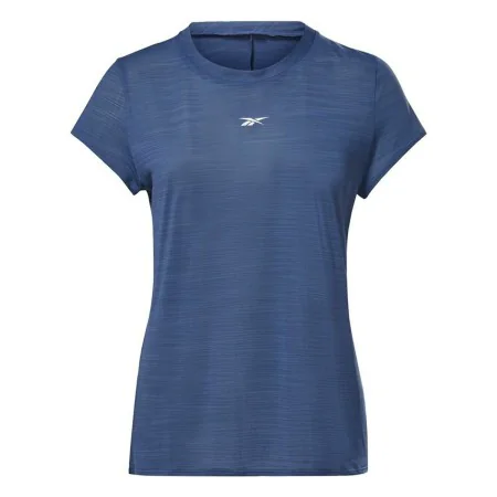 Camisola de Manga Curta Mulher Reebok Workout Ready Azul escuro de Reebok, Mulher - Ref: S6468263, Preço: 23,38 €, Desconto: %