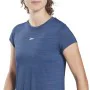 Camisola de Manga Curta Mulher Reebok Workout Ready Azul escuro de Reebok, Mulher - Ref: S6468263, Preço: 23,38 €, Desconto: %