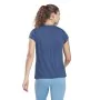 Camisola de Manga Curta Mulher Reebok Workout Ready Azul escuro de Reebok, Mulher - Ref: S6468263, Preço: 23,38 €, Desconto: %