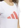 Camisola de Manga Curta Mulher Adidas Training 3B Branco de Adidas, Mulher - Ref: S6468265, Preço: 28,99 €, Desconto: %