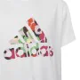 Camisola de Manga Curta Infantil Adidas x Marimekko Branco de Adidas, Menina - Ref: S6468268, Preço: 22,76 €, Desconto: %