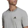 Camiseta de Manga Corta Hombre Adidas Essentials Feelcomfy Gris de Adidas, Hombre - Ref: S6468270, Precio: 23,38 €, Descuento: %