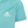 Camiseta de Manga Corta Infantil Adidas Aeroready Three Stripes Aguamarina de Adidas, Niña - Ref: S6468271, Precio: 24,60 €, ...