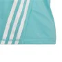 Camiseta de Manga Corta Infantil Adidas Aeroready Three Stripes Aguamarina de Adidas, Niña - Ref: S6468271, Precio: 24,60 €, ...